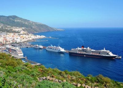 Puerto de La Palma con Cruceros