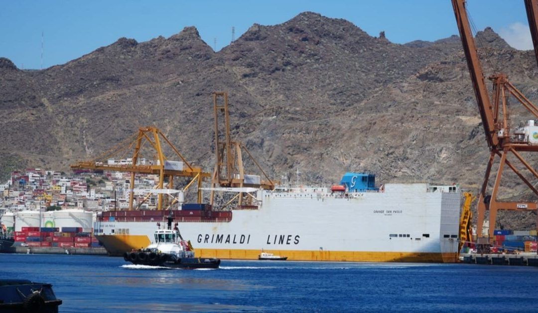 El Puerto de Tenerife revalida su papel como enlace entre Sudamérica, África y Europa con los circuitos de Grimaldi