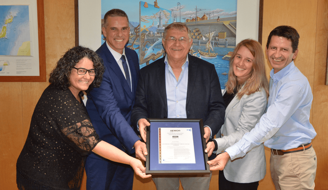 Puertos de Tenerife, primera empresa canaria en certificarse como Organización Saludable