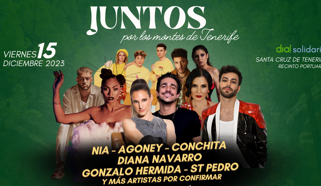 Nia, Agoney, Diana Navarro o Conchita participarán en un espectáculo solidario por los montes de Tenerife