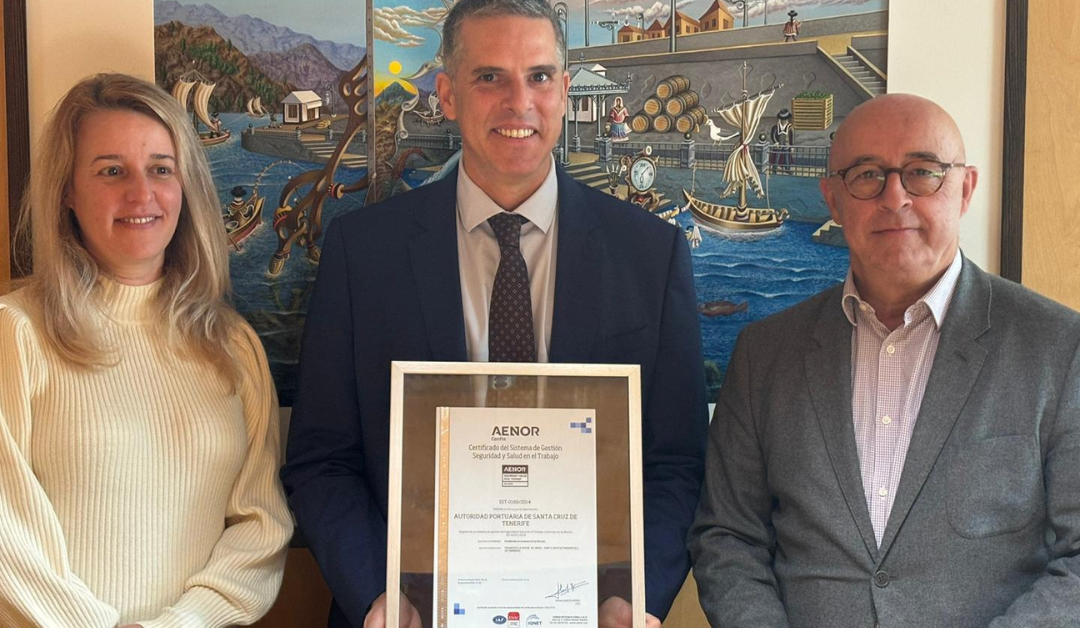 Puertos de Tenerife renueva su certificación de la gestión de seguridad y salud en el trabajo